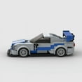 thumbnail image 4 of Nissan Skyline GTR R34 Compatible with LEGO Car Kit Speed Champions Fast and Furious Toy Model Building , Collectible with Racer Minifigure - 332 Pieces, 4 of 5