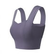 thumbnail image 4 of Hinvhai Woman Sexy Top Bra No rims Underwears Base Vest Style Sports Base Underwears On Clearance Purple 10(XL), 4 of 6