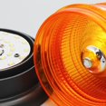 thumbnail image 2 of Dosaele 2pcs LED Beacon Warning Light Magnetic Rooftop Flashing Amber Emergency Strobe Light for Vehicle Trucks School Bus 12V, 2 of 8
