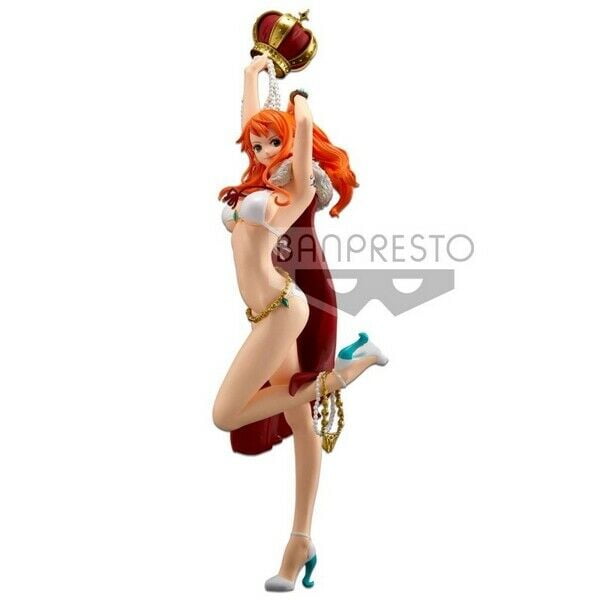 Banpresto One Piece Stampede Movie Flag Diamond Ship Nami Statue Walmart Com Walmart Com