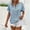 Sky Blue, variant on ATENAR Shirts for Women Solid Color Soft T Shirts for Women Lightweight Tee Sky Blue 2XL