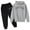 B-Light Gray, variant on ibiyuan Boys Tracksuit Size 7 Sweatpants Hoodie Set Jogger Set Regular Fit Hoodie Sets 2 Pieces Boys Sweat Suit Back To School Clothes for Boys