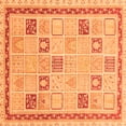 thumbnail image 1 of Ahgly Company Indoor Square Oriental Orange Modern Area Rugs, 6' Square, 1 of 4