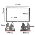 thumbnail image 2 of 7 / 6.5 Inch 2 Din Car Dashboard Frame Radio Fascia MP5 Adapter Panel for I-25 / Accent / / 2010+, 2 of 5