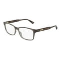 thumbnail image 6 of GUCCI GG0826O 006 Rectangular Havana Grey Demo Lens 55 mm Men's Eyeglasses, 6 of 6