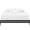thumbnail image 4 of Modway Tessie Upholstered Queen Platform Bed Frame with Wood Slat Support in Gray, 4 of 4