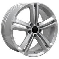 18'' Rim fits 2005-2017 VW Jetta - VW18 Silver 18x8 Aluminum Wheel Direct Fit