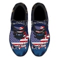 thumbnail image 2 of Merry ChriStas Y'all American flag Shoes Sneakers Black Size 9.5, 2 of 7