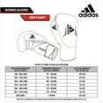 thumbnail image 4 of Adidas Hybrid 300 Boxing and Kickboxing Gloves for Women & Men- 14oz, Black/White, 4 of 4
