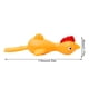 thumbnail image 4 of Vogacara Eyección Chick Material TPR Juguetes divertidos Elástico Lanzamiento volador Pollo amarillo Sticky Juguete Dedo Pájaros Juguetes novedosos y de broma naranja Vogacara FN009878-02, 4 of 6