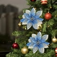 thumbnail image 4 of 1Pcs Christmas Tree Decoration Simulation Flowers Cloth Material Simulation Flowers For Weddings Parties Halls And Other Decorations Holiday Gifts, 4 of 6