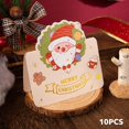 thumbnail image 1 of Tarjeta de mensaje de bendición pequeña de 10 piezas, tarjeta de regalo, tarjeta de felicitación con estampado en caliente, Navidad, nuevo, 1 of 4