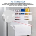 thumbnail image 2 of Estante De Refrigerador Multifuncional Blanco, Estante De Pared Lateral Para Lavadora De Horno Microondas Magnético De Hierro Forjado, Estante Grande Para Refrigerador Yuarrent HA027024-01, 2 of 7