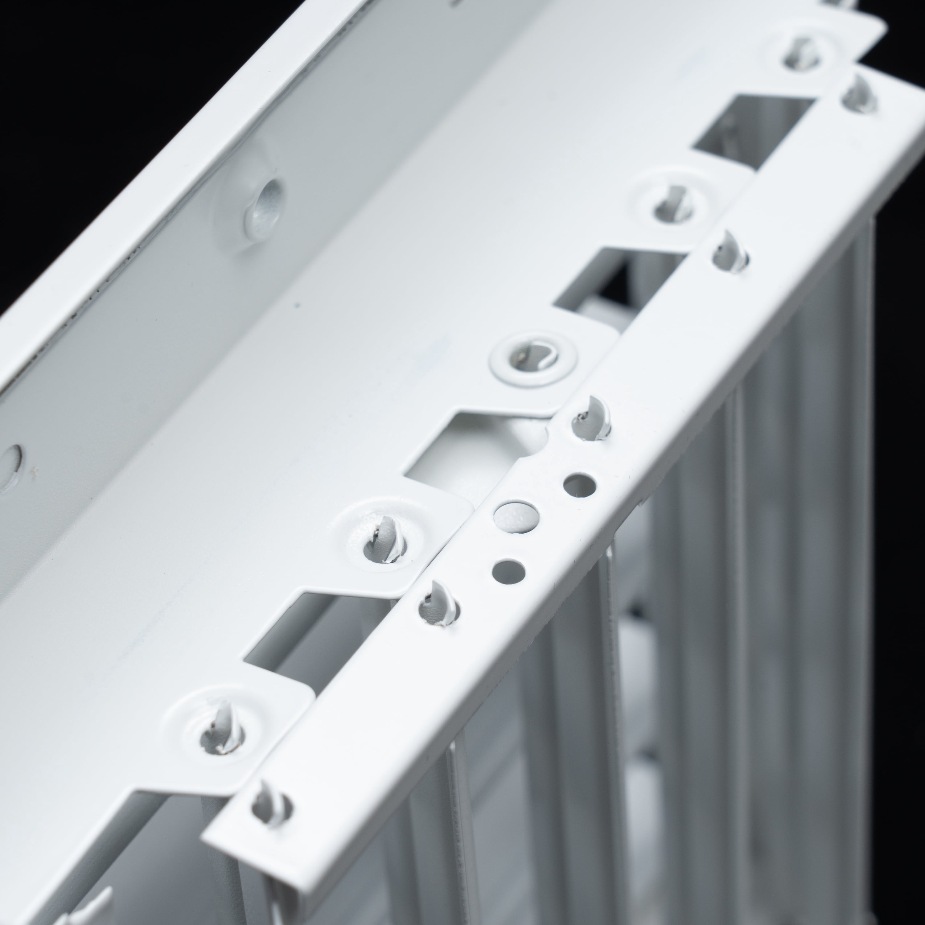 Fits 10x6 Duct Opening Aluminum 1-WAY Adjustable Air Supply Grille by Handua | Curved Blade Register Vent Cover for Sidewall & Ceiling | White | Outer Size: 11.75" X 7.75"