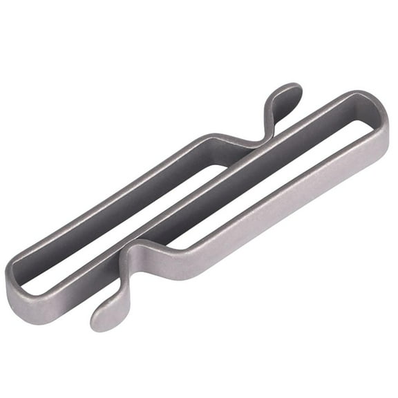 Yammee Quick Releases Titaniums Belt Loop Keychains Clip with Detachable KeyRing S-Shaped Double Side Belt Keyholder