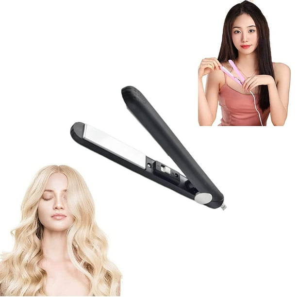 Werdeny Mini Hair Curler, Werdeny Ceramic Mini Hair Curler For Short Hair, 2 In 1 Mini Ceramic Curler And Hair Straightener, Mini Curling Iron 1/2 Inch Barrel Short Hair (Black) Werdeny Mini Hair Curler, Werdeny Ceramic Mini Hair Curler For Short Hair, 2 In 1 Mini Ceramic Curler And Hair Straightener, Mini Curling Iron 1/2 Inch Barrel Short Hair (Black)