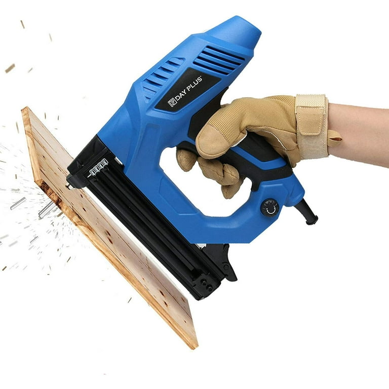 Nail Gun & Staple Gun 2in1 Electric Heavy Duty Stapler Nailer Househol —  DayPlus