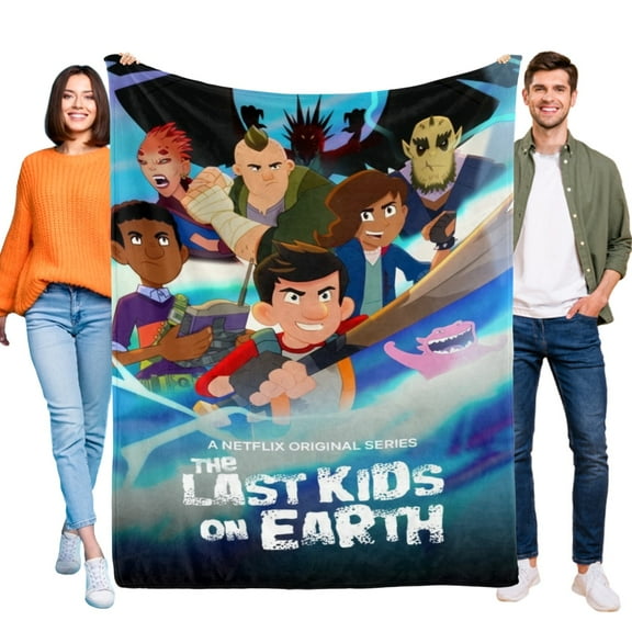 Flannel Blanket The Last Kids on Earth Fun and Cozy Throw Blanket Perfect for Bedroom Playroom or Travel Ideal Gift for Boys and Girls 30"x40"