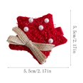 thumbnail image 3 of Fiudx Ofertas de la semana Pinzas para el cabello navideñas Pinzas para el cabello lindas para niñas Pinzas para niñas y pinzas para flequillo con sentido invernal Tarjetas para el cabello navideñas, 3 of 6
