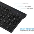 thumbnail image 3 of Wireless Keyboard and Mouse Combination, Cimetech Compact Full-size Wireless Keyboard and Mouse Set 2.4G Ultra-thin Fashion Design, Suitable for Windows, Computers, Desktops, PCs, Laptops-, 3 of 7