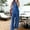 Blue, variant on HAIJIE womens linen set two Piece Easter Sets for Women Summer Spring Lou-nge Sets Travel Vacation Outfits Cap Sleeve Side Slit Wide Leg Pants (Army Green,S)