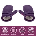 thumbnail image 2 of ievspot 1 Pcs Winter Mittens Gloves for Baby Kids Toddler Newborn Infant,Fleece Lined Thick Thermal Gloves for Boys Girls, 2 of 6