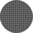 thumbnail image 1 of Ahgly Company Indoor Round Patterned Battleship Gray Area Rugs, 8' Round, 1 of 6