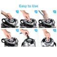 thumbnail image 4 of Yescom Foldable Adjustable Aqua Bag Exercise Water Weight Portable Strength Training Home Gym Workout Cardio,Camouflage Gray, 4 of 10