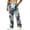 Blue03, variant on Hsovts Camo Sweatpants for Men Loose Relaxed Fit Straight Leg Drawstring Running Casual Sweatpants Workout Pant with Pockets Blue 2XL