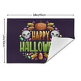thumbnail image 3 of XMXT Woven Placemats Set of 1, Halloween Skeleton Illustration Stain Resistant Table Runner Anti-Skid Place Mats for Dining Table, 12 x 18 inches, 3 of 6