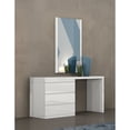 thumbnail image 6 of Whiteline Modern Living White Anna Contemporary High Gloss Lacquer Dresser, Full Extension Drawers, 6 of 10