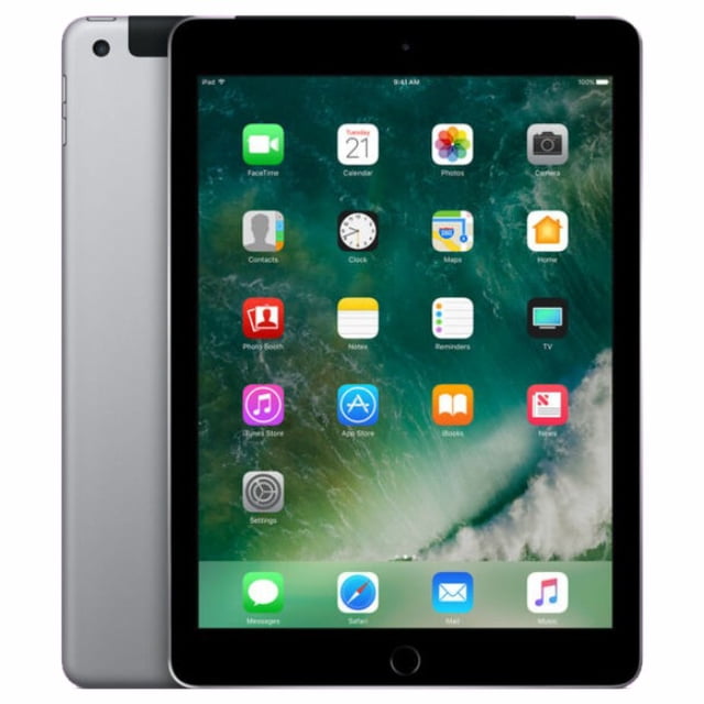 Apple Ipad 6ta Generación 9.7" 32GB WifiI+Celular Negra Apple Reacondicionada