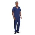 thumbnail image 6 of Healing Hands Blue Label Men's James 1-Pocket Scrub Top, 6 of 6