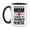 White/Black, variant on Telehealth Nurse Mom Mug Gift, 11Oz Or 15Oz White Coffee Cup