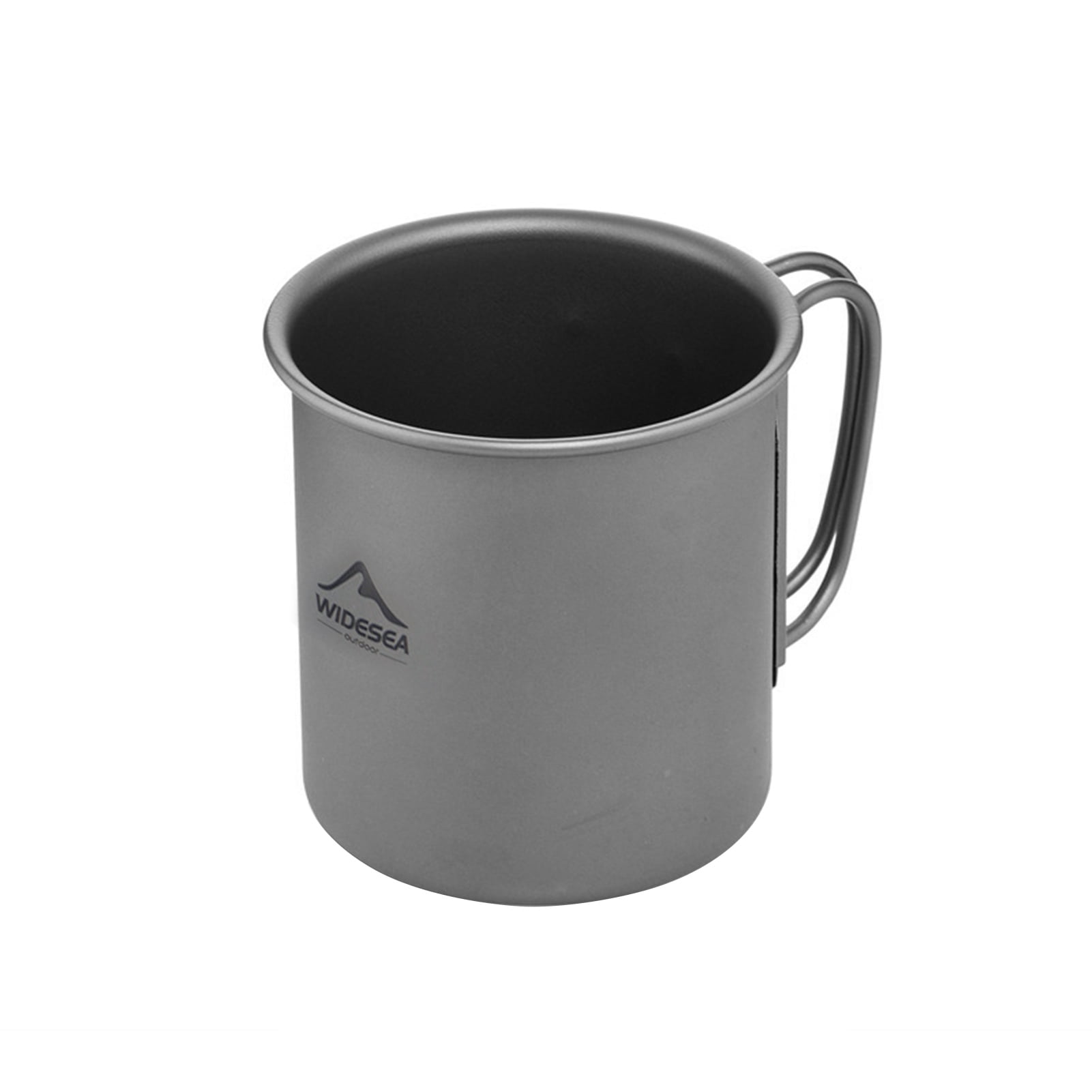 Camping Titanium Alloy Cups Lightweight Water Coffee Tea Mug Outdoor TablewareDD 