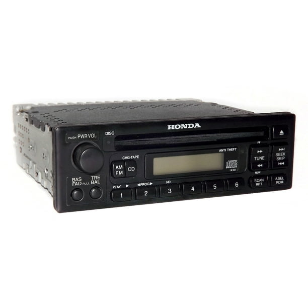 1998 2002 Honda Odyssey Accord Am Fm Radio Single Disc Cd Player 39100 S0x C010 Refurbished Walmart Com Walmart Com