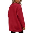 thumbnail image 5 of Enjoytime Crew Neck Sweatshirts Women Long Sleeve Casual Pullover Long Sweatshirt Trendy Fall Winter Plus Size Clothes, 5 of 8
