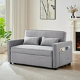 thumbnail image 5 of DEALTOPS Sleeper Sofa Bed, 54" Modern Sofa Couch 3 in 1 Convertible Pull Out Bed Loveseat For Living Room - Gray, 5 of 8