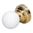 thumbnail image 4 of Dollhouse Lamp Props, White Gold Round Appearance Battery Powered Metal Base Miniature Ceiling Lamp  For Decoration, 4 of 8