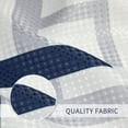 thumbnail image 4 of YULSUIAU Grey and White Polyester Shower Curtain, 36" x 72" Waterproof, 4 of 6