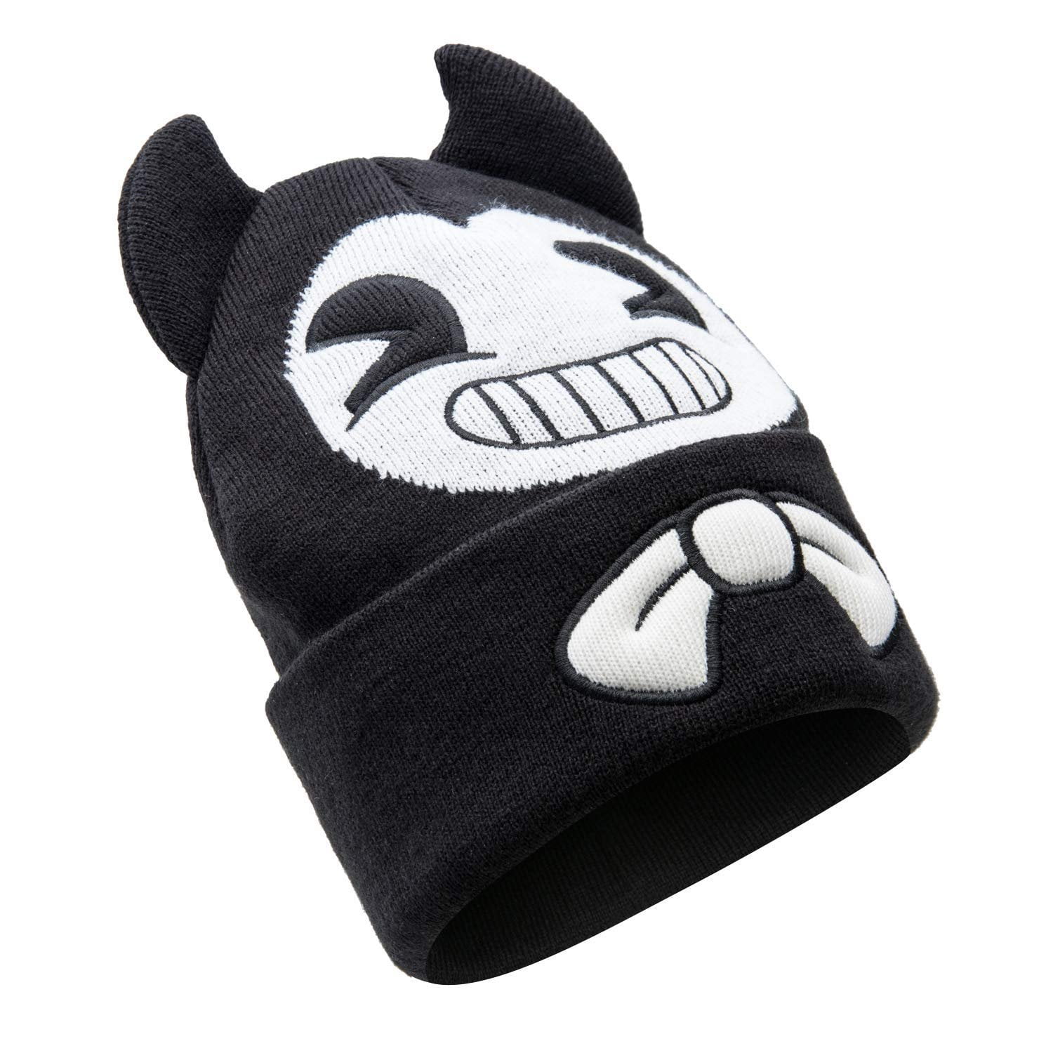 Bendy And The Ink Machine Beanie Black And White Bendy Hat - beanie hair black roblox