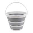 thumbnail image 4 of Contenedor de Almacenamiento de Agua Plegable Al Aire Libre Multifuncional Portátil de 10L, Compatible para Pesca / de Autos / Actividades Al a gris Sunnimix Cubo de agua plegable al aire libre, 4 of 8