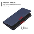 thumbnail image 4 of Decase Cover For iPhone 8 Plus/7 Plus, Shockproof PU Leather Book Folding Flip Folio Case with Card Holders Kickstand Magnetic Closure TPU Inner Shell Protective Cover for Women Men, blue, 4 of 6