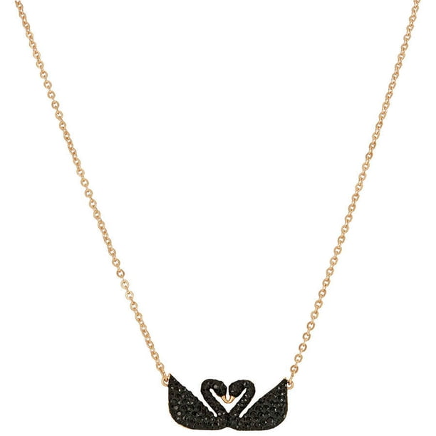 Iconic Swan Double Necklace - Black - 5296468 - Walmart.com