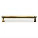 Alno C214-6-PA Swarovski Crystal 6" Cabinet Crystal Pull Polished Antique