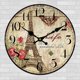 thumbnail image 2 of reloj de la cuchillería Reloj de grande de 30 cm, decoración de pared de cocina retro, Torre de París Fanmusic reloj de la cuchillería, 2 of 6
