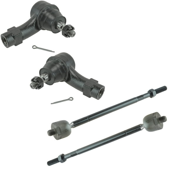 TRQ Front Tie Rod Set Fits Select 2009-2011 Ford Focus