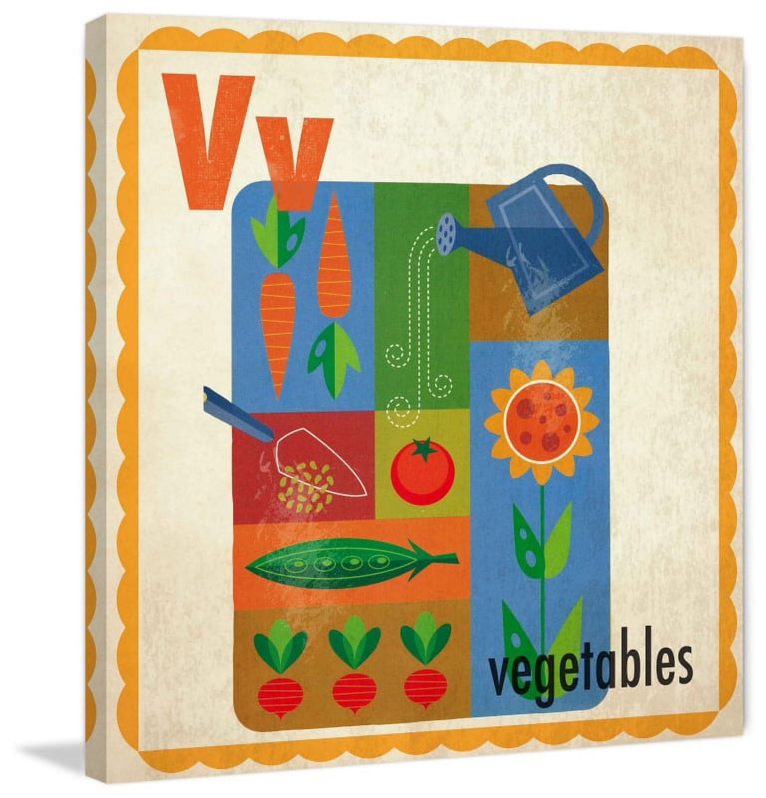 Marmont Hill "Vegetables" by Curtis Painting Print on Canvas