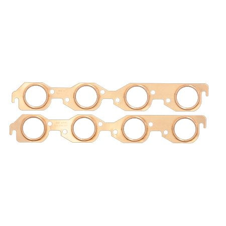 Sce Gaskets BBC Copper Exhaust Gskts 2.00 Round Port