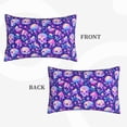 thumbnail image 4 of Fotbe colorful mushroom Skull rainbow Pillow Cases - Envelope Closure - Luxury, Extra Soft, Cooling Pillow Covers - Wrinkle, Fade, Stain Resistant-20"x30", 4 of 8